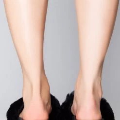 Cape Robbin The Great Fantastic Posh Life Faux Fur Rhinestone Platform Sandals