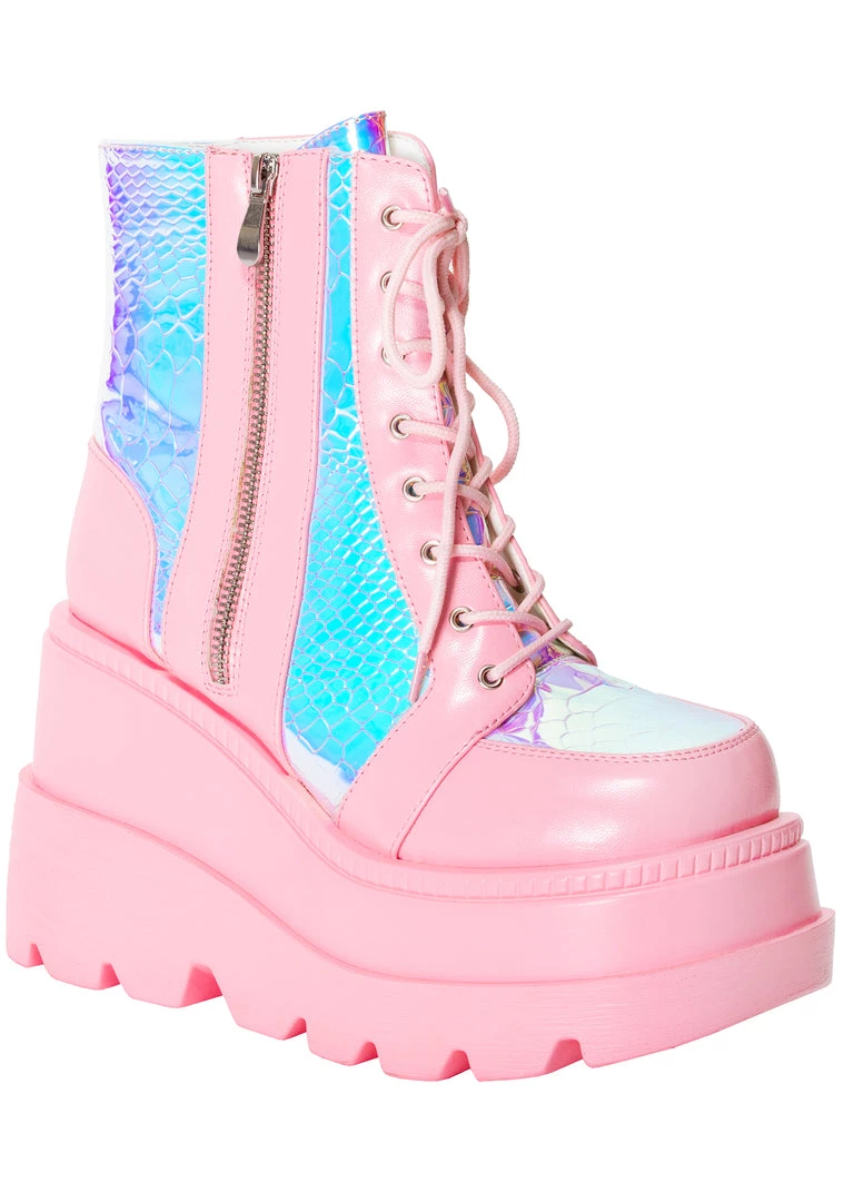 Cape Robbin X LASR Exclusive Pink Poison Platform Boots LASR Exclusives 7 Cape Robbin X LASR Exclusive Pink Poison Platform Boots LASR Exclusives