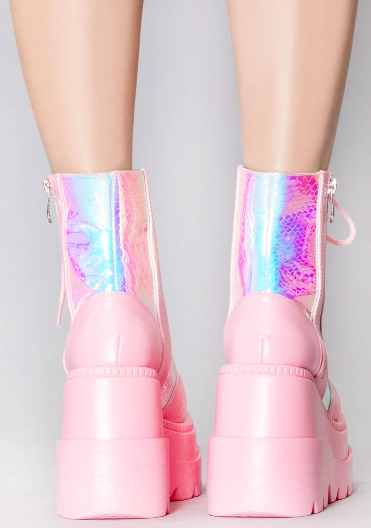 Cape Robbin X LASR Exclusive Pink Poison Platform Boots LASR Exclusives 5 Cape Robbin X LASR Exclusive Pink Poison Platform Boots LASR Exclusives