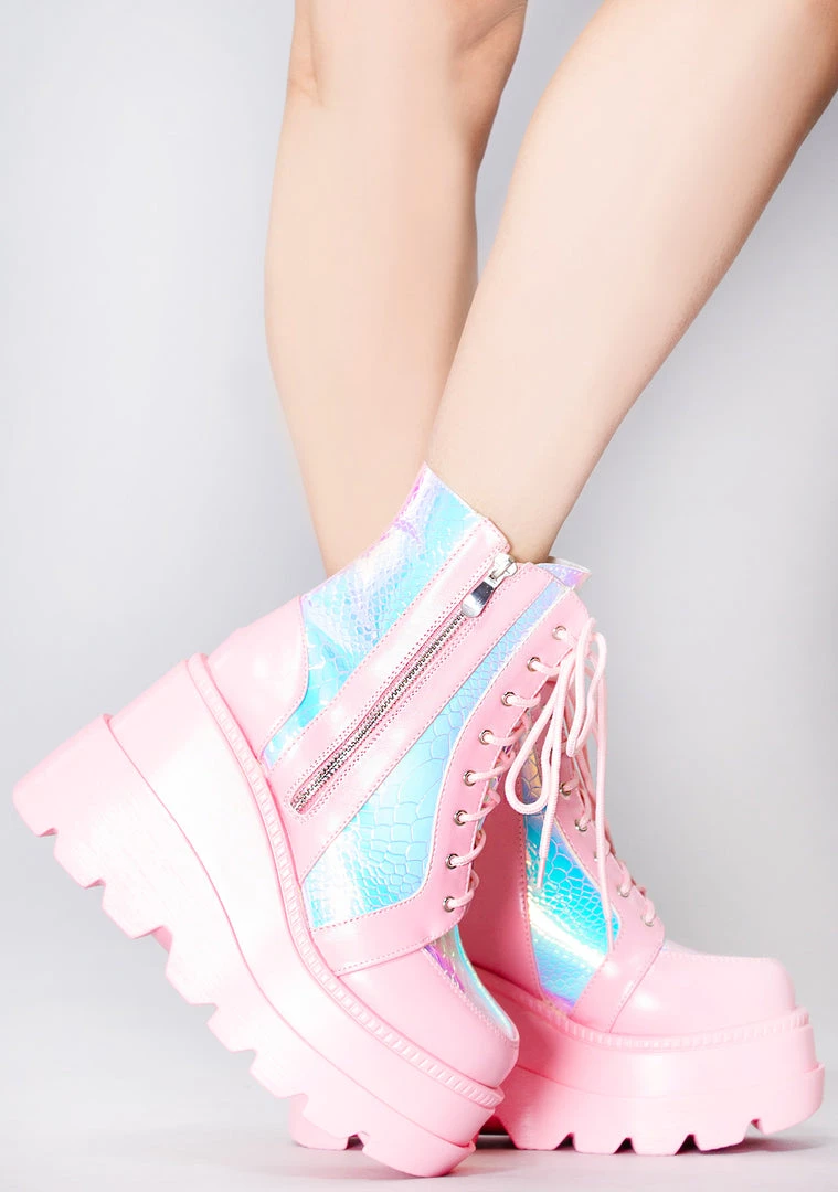 Cape Robbin X LASR Exclusive Pink Poison Platform Boots LASR Exclusives 4 Cape Robbin X LASR Exclusive Pink Poison Platform Boots LASR Exclusives