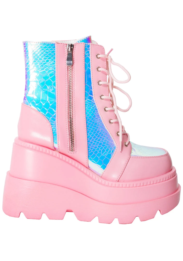 Cape Robbin X LASR Exclusive Pink Poison Platform Boots LASR Exclusives 6 Cape Robbin X LASR Exclusive Pink Poison Platform Boots LASR Exclusives