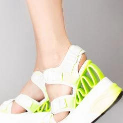 Cape Robbin World Tour Powerline Platform Sandals