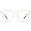 DIFF Eyewear Becky III Blue Light Glasses In Gold
