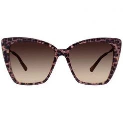 DIFF Eyewear Becky II Sunglasses In Leopard Tortoise/Brown The Great Fantastic