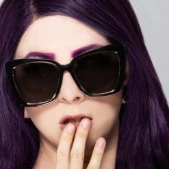 DIFF Eyewear Becky IV Polarized Sunglasses In Black/Gray The Great Fantastic