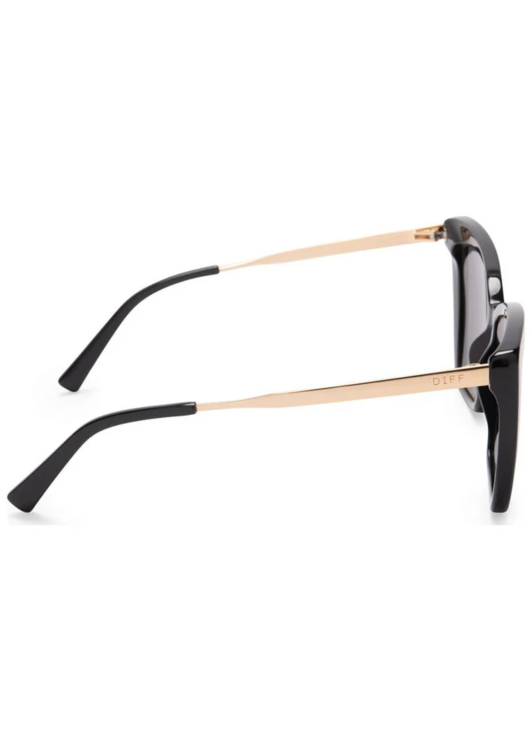 DIFF Eyewear Becky IV Polarized Sunglasses In Black/Gray The Great Fantastic 7 DIFF Eyewear Becky IV Polarized Sunglasses In Black/Gray The Great Fantastic