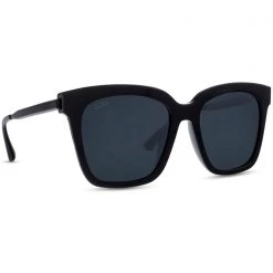 DIFF Eyewear The Great Fantastic Bella Polarized Sunglasses In Black/Grey