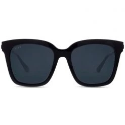 DIFF Eyewear The Great Fantastic Bella Polarized Sunglasses In Black/Grey