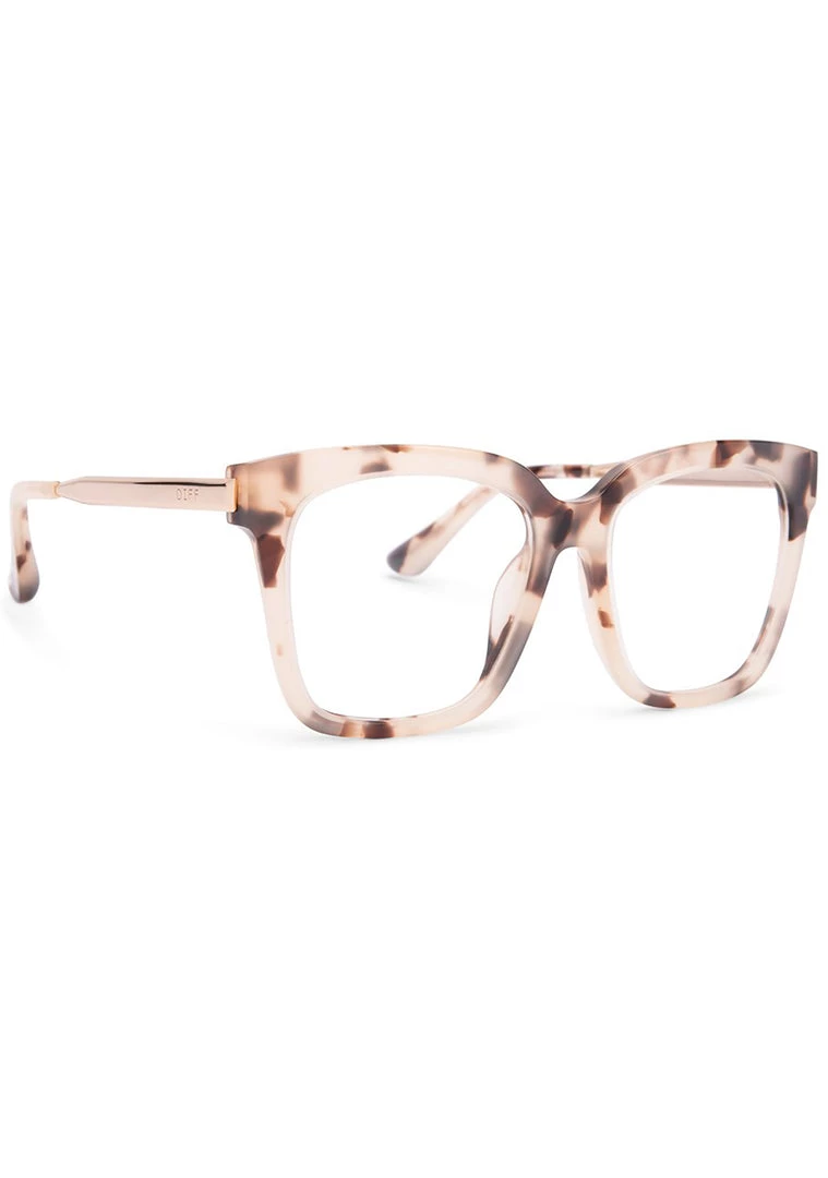 DIFF Eyewear Bella Blue Light Glasses In Cream/Tortoise The Great Fantastic 5 DIFF Eyewear Bella Blue Light Glasses In Cream/Tortoise The Great Fantastic