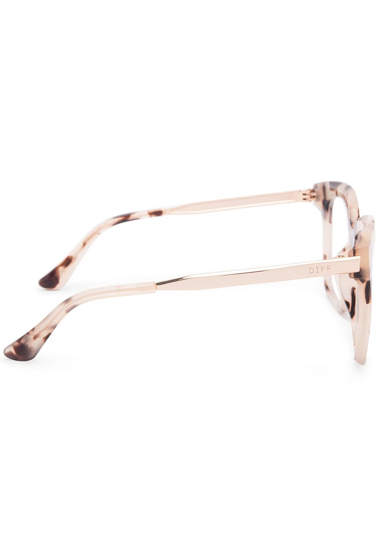 DIFF Eyewear Bella Blue Light Glasses In Cream/Tortoise The Great Fantastic 6 DIFF Eyewear Bella Blue Light Glasses In Cream/Tortoise The Great Fantastic