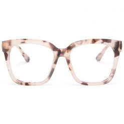 DIFF Eyewear Bella Blue Light Glasses In Cream/Tortoise The Great Fantastic