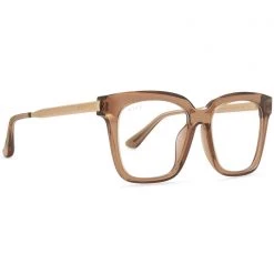 DIFF Eyewear Bella Blue Light Glasses In Dunes Crystal