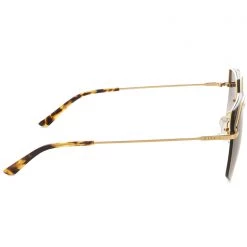 DIFF Eyewear Tea Room Cinema Bree Sunglasses In Gold/Brown Gradient