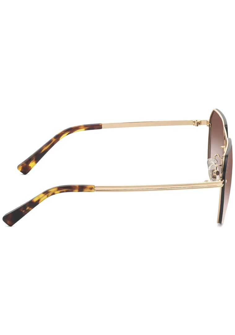 DIFF Eyewear Tea Room Cinema Nolan Sunglasses In Gold/Brown Gradient 5 DIFF Eyewear Tea Room Cinema Nolan Sunglasses In Gold/Brown Gradient