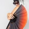 Daftboy Accessories Beyond Basic Ombre Burnt Orange To Black Rave Fan 2 Daftboy Accessories Beyond Basic Ombre Burnt Orange To Black Rave Fan