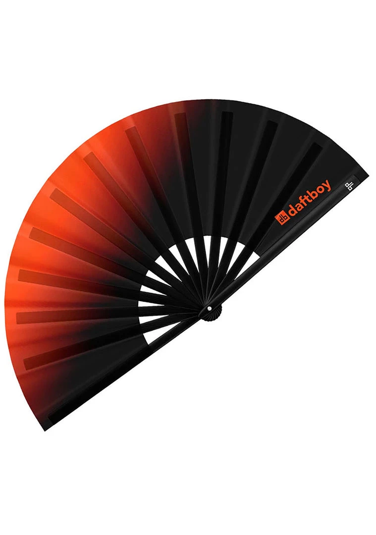 Daftboy Accessories Beyond Basic Ombre Burnt Orange To Black Rave Fan 4 Daftboy Accessories Beyond Basic Ombre Burnt Orange To Black Rave Fan