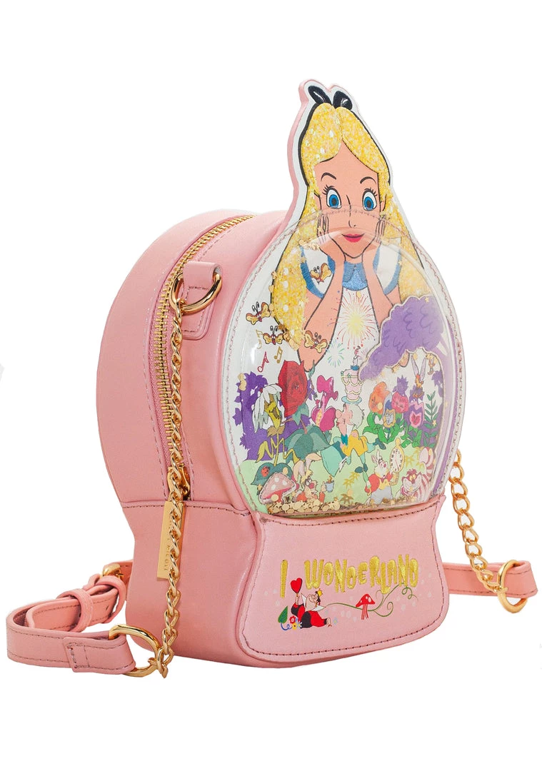 Danielle Nicole Mad World X Disney Alice In Wonderland Snow Globe Crossbody 5 Danielle Nicole Mad World X Disney Alice In Wonderland Snow Globe Crossbody