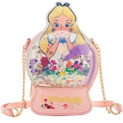 Danielle Nicole Mad World X Disney Alice In Wonderland Snow Globe Crossbody