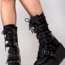 LA Style Rush Shop 50 Demonia Shoes Necromancer Platform Boots