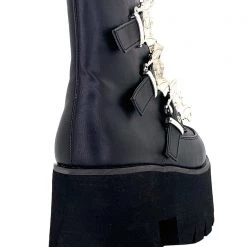 Demonia Bat Out Of Hell Platform Boots Wild Heart