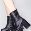 Demonia Pent Up Chained Platform Boots Shoes 2 Demonia Pent Up Chained Platform Boots Shoes