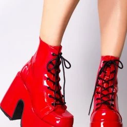 Demonia Kneel Before Me Platform Boots