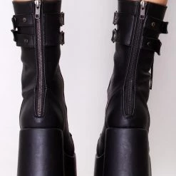 Demonia Shoes Night Dive Platform Boots
