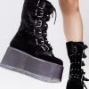 Demonia Death Wish Platform Boots