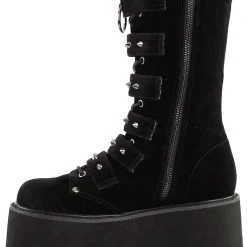 Demonia Death Wish Platform Boots