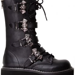 Demonia Shadow Walker Platform Boots Shoes