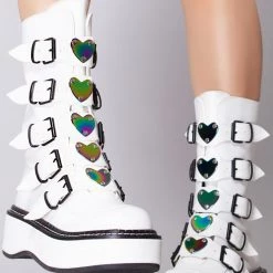 Demonia Space Candy Platform Boots