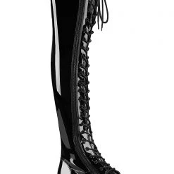 Demonia Dead Cell Thigh High Platform Boots Shoes 10 Demonia Dead Cell Thigh High Platform Boots Shoes