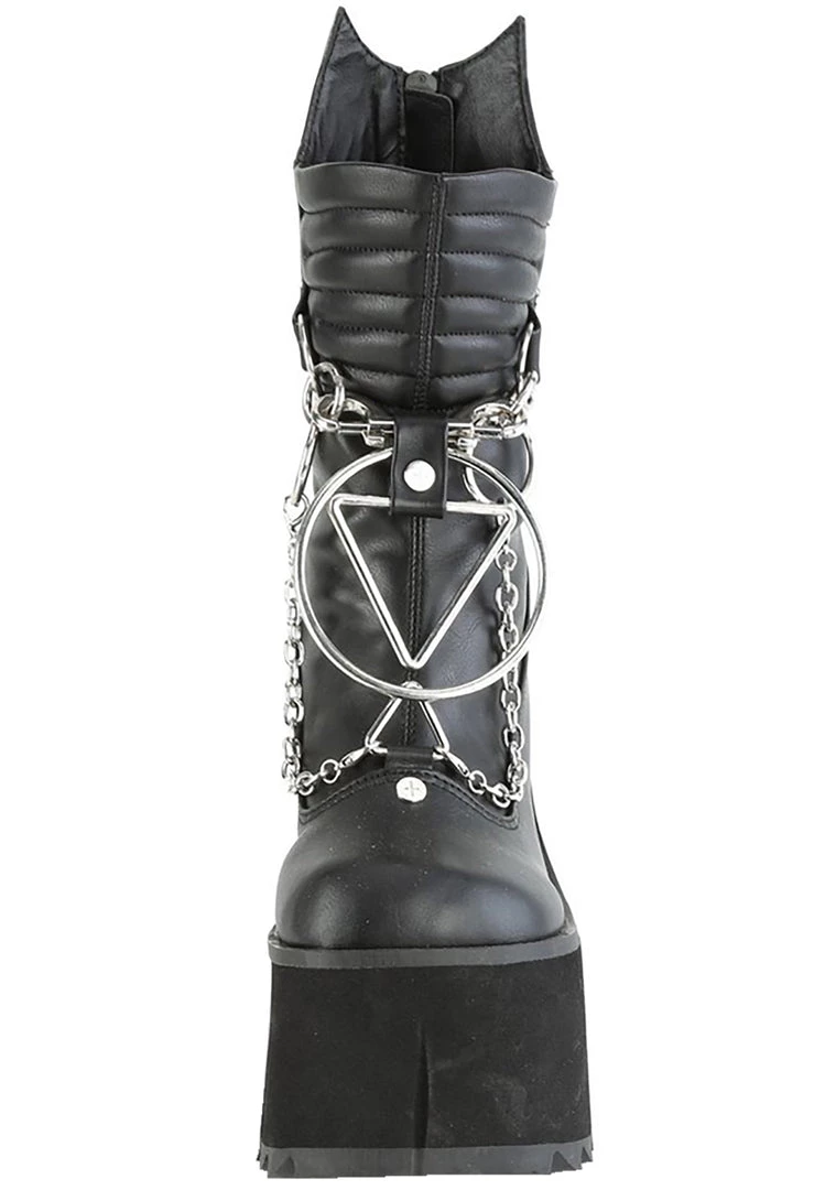 Demonia Oracle Platform Boots Shoes 7 Demonia Oracle Platform Boots Shoes