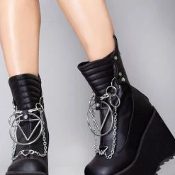 Demonia Oracle Platform Boots Shoes