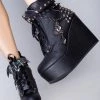 Demonia Fang Fatale Platform Heels