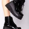 Demonia Paint It Black Platform Boots Wild Heart 2 Demonia Paint It Black Platform Boots Wild Heart