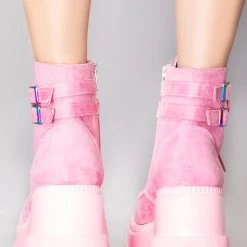 Demonia Sucker Punch Platform Boots Mad World