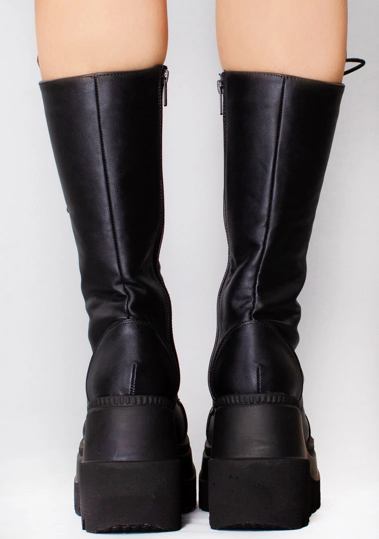 Demonia Shoes Dark Stalker Platform Boots 5 Demonia Shoes Dark Stalker Platform Boots