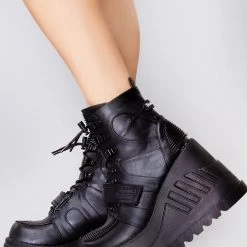 LA Style Rush Shop 8 Demonia Black Ops Platform Boots Shoes