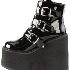 Demonia Dark Resistance Platform Boots