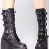 Demonia Assassinatrix Platform Boots Platform Boots Shoes
