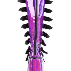 Demonia Technolyze Holographic Platform Boots