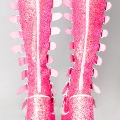 Demonia Sugar Rush UV Reactive Platform Boots