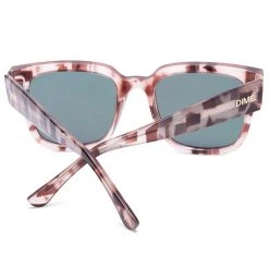 Dime Optics Brea Sunglasses In Light Tortoise/Pink Mirror