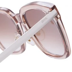 Dime Optics X Becky G 333 Sunglasses In Vintage Crystal/Sienna Gradient New