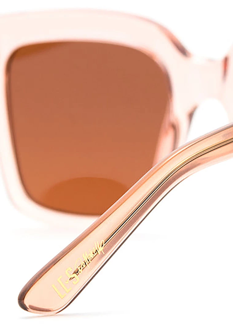 Dime Optics X Les Do Makeup EPTX Sunglasses In Vintage Crystal/Brown 8 Dime Optics X Les Do Makeup EPTX Sunglasses In Vintage Crystal/Brown