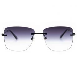 Dime Optics X Les Do Makeup GGG Sunglasses In Black/Grey Gradient New