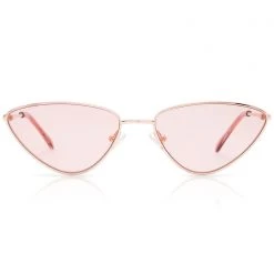 Dime Optics World Tour X Lala Kent Lilly Sunglasses In Rose Gold/Cotton Candy Pink