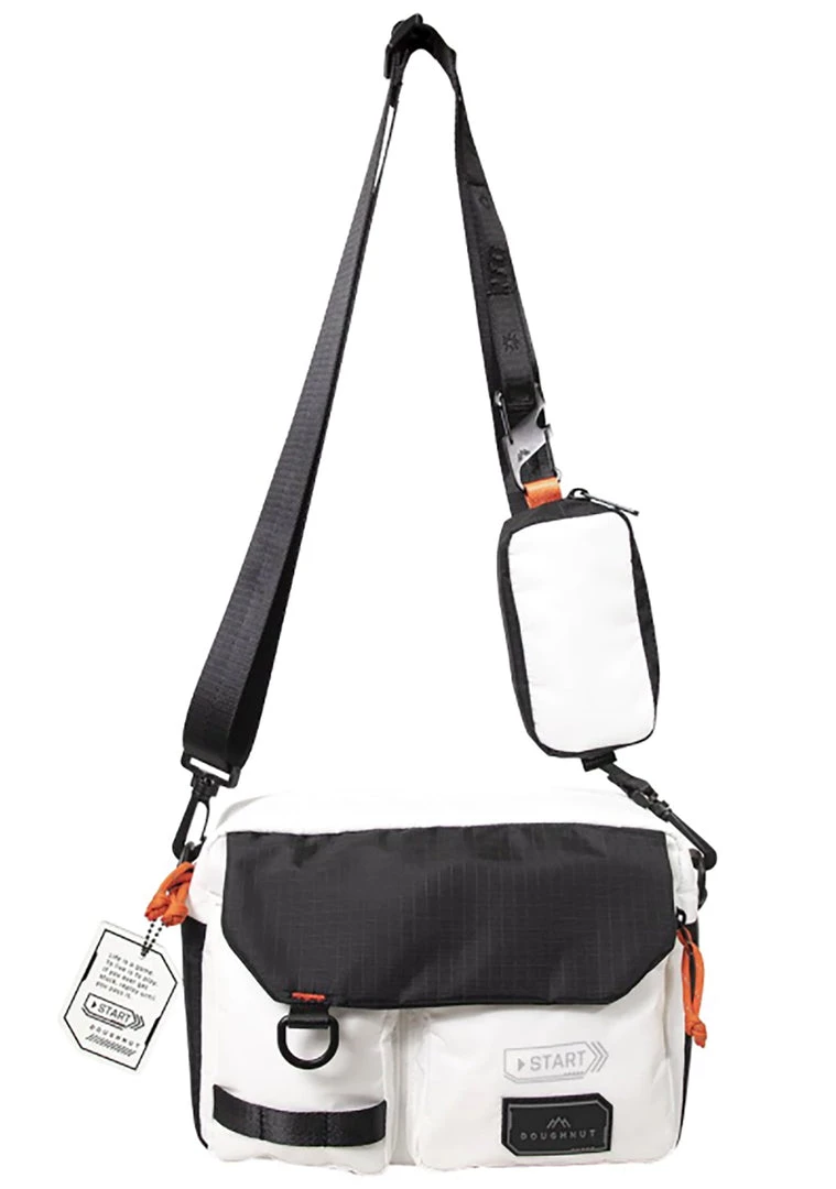 Doughnut Official New X Gamescape Series Mission Crossbody Bag In White 4 Doughnut Official New X Gamescape Series Mission Crossbody Bag In White