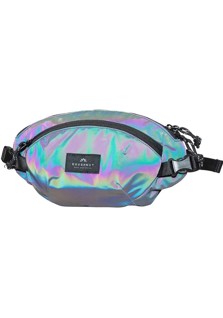 Doughnut Official New X Limelight Series Seattle Fanny Pack In Dark Rainbow 4 Doughnut Official New X Limelight Series Seattle Fanny Pack In Dark Rainbow